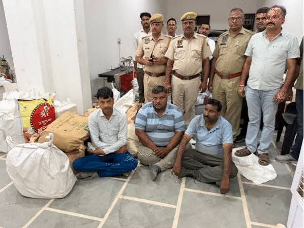 जयपुर में नकली घी की पैकिंग का खुलासा,  गोदाम से 61,600 कार्टन-पाउच बरामद